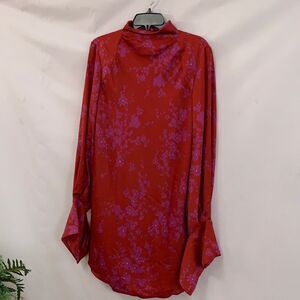 NWT FREE PEOPLE ARIES MINI DRESS CUT OUT BACK SZ S‎